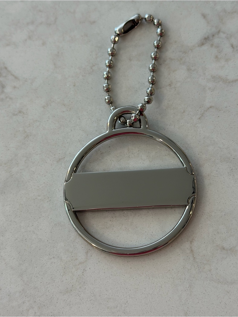 COACH Pink Enamel Logo Keyring Bag Charm - Picture 3 of 3